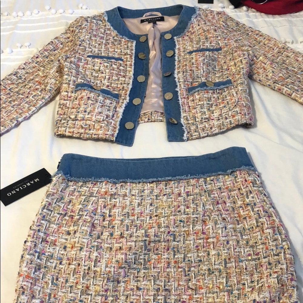 Marciano Cindy Jacket and matching Cindy Skirt